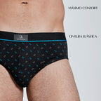 Don Algodon | Pack de 6 Slips Para Hombres Lisos y Estampados | Suaves y Transpirables | 93% Algodon | Para Uso Diario | 5 Tallas Disponibles | Maximo Confort