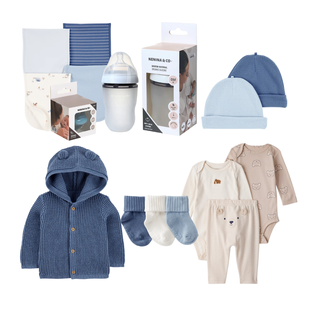 Kit Ajuar Completo para Recién Nacido – Todo lo que tu bebé necesita Nenina & Co