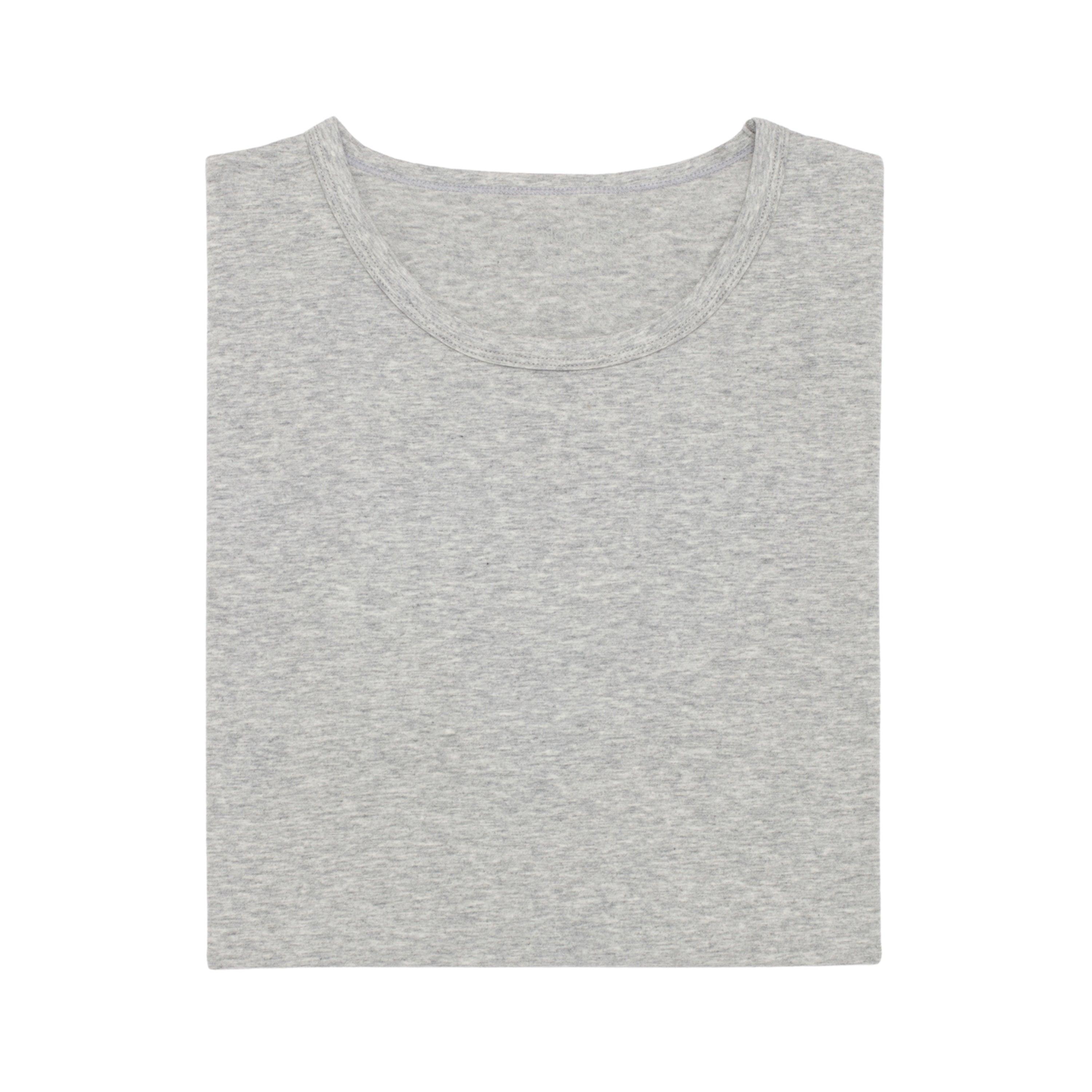 Don Algodon | Pack de 3 Camisetas Interior Gris Unisex | 100% Algodón