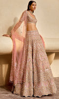 Rose Pink Lehenga Set By KYNAH, Luxury Indian Fashion & Bridal Wear