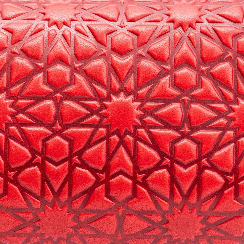 Small Leather Hand Bag Red - Bayarcal