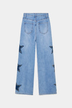 JEANS  TACHUELAS