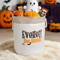 Cesta de caramelos personalizada con nombre Bat Spider Hat Boo Basket Halloween Trick or Treat Activity Gift for Kids Teens