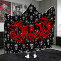 Personalizada Punk Heavy Metal Style Suave manta con capucha con nombre Uso diario Regalo de cumpleaños para amigos Adolescentes Punk Entusiastas