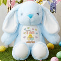 Conejito de Pascua de peluche personalizado con el nombre del conejo de Pascua de la caza del huevo de Pascua de regalo para niños niños niñas