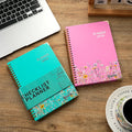 Personalizado Multicolor Wildflower Nombre 2026 Planificador Espiral A5 Cuaderno con Páginas Planificador Semanal Mensual Festival Cumpleaños Regalo para Amigos Familia