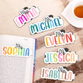 Clip magnético personalizado con nombre y título Club de lectura Regalo de cumpleaños para profesores Amantes de los libros