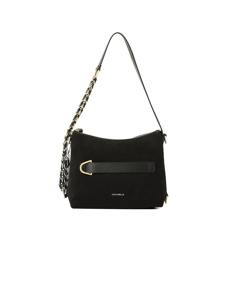 Coccinelle Gretel Shoulder Bag — Black