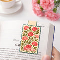 Personalizado Retro Nacimiento Flor Marcapáginas Magnético Clip con Nombre Material Escolar Uso Diario Club de Lectura Regalo de Cumpleaños para los amantes de los libros