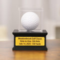 Expositor de pelotas de golf personalizado con texto Decoración para el hogar Regalo del día del juego para los entusiastas del golf
