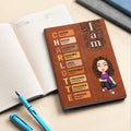Cuaderno A5 personalizado con 100 páginas rayadas y nombre Regalo religioso de cumpleaños y bautizo para la familia cristiana