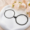 Colgante personalizado en forma de corazón pulsera magnética a juego con la inicial grabada cumpleaños día de San Valentín aniversario regalo para parejas amigos