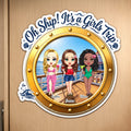 Personalizado 2-4 Iman de Crucero de Personaje de Caricatura con Nombre Decoración del Hogar Cumpleaños Verano Viaje Regalo para Amigo