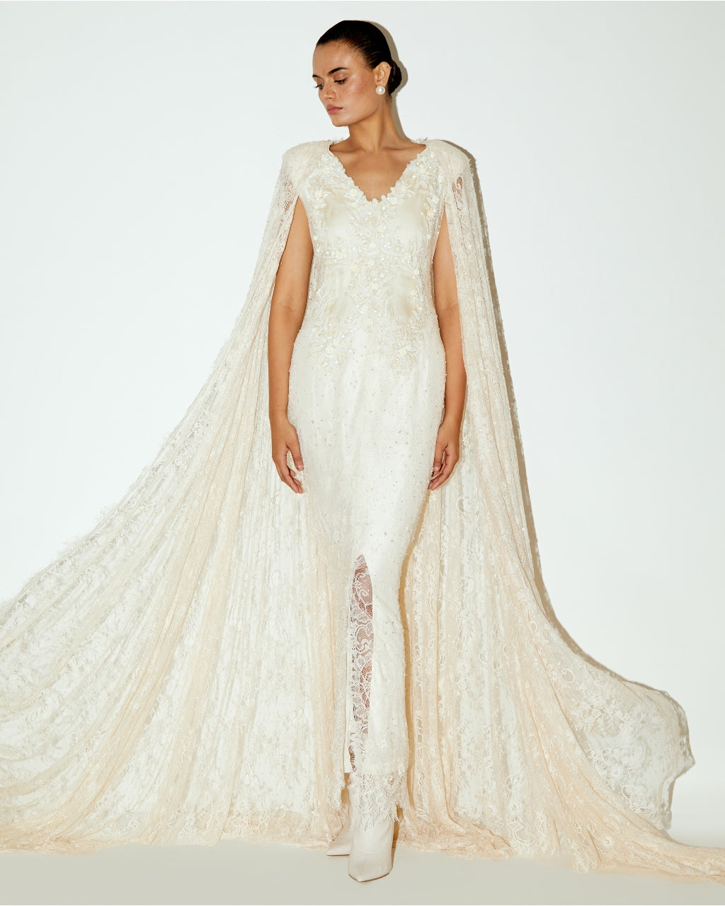 Anna Dress In Lace By KYNAH, Luxury Indian Fashion & Bridal Wear