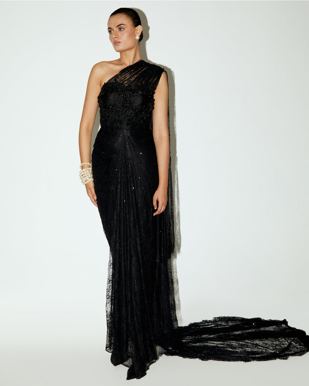 Rowena 2.0 Drape Dress By KYNAH, Luxury Indian Fashion & Bridal Wear