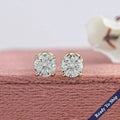 Round Brilliant Diamond Stud Earrings