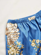 PIJAMA SATÉN 2 PIEZAS – AZUL-VOYAGE EASE