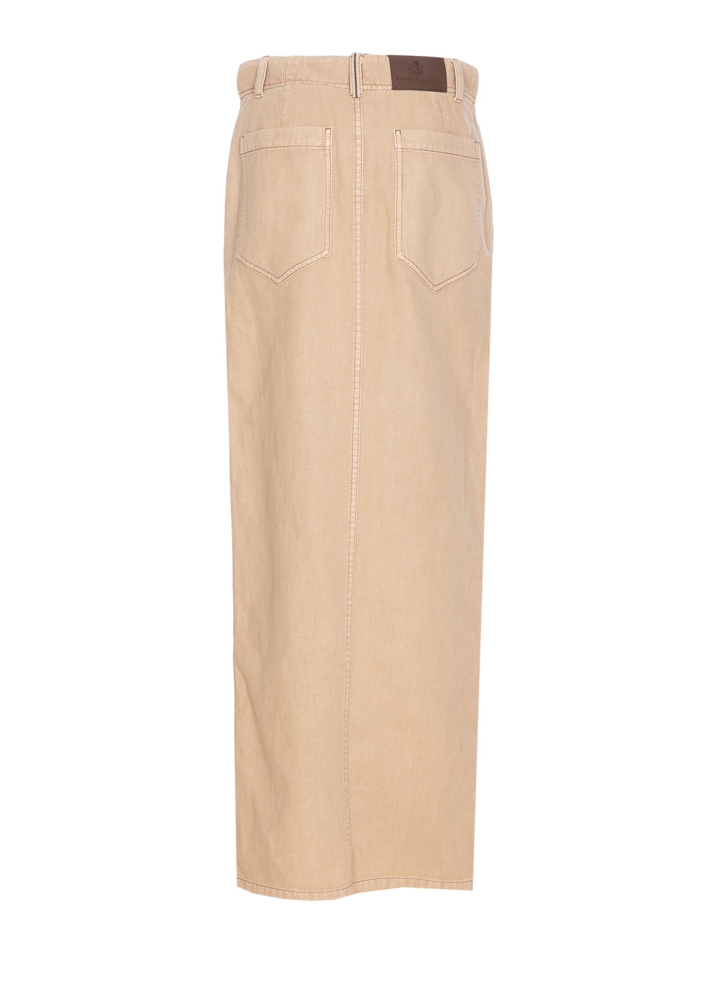 Brunello Cucinelli Skirts Beige Cotton