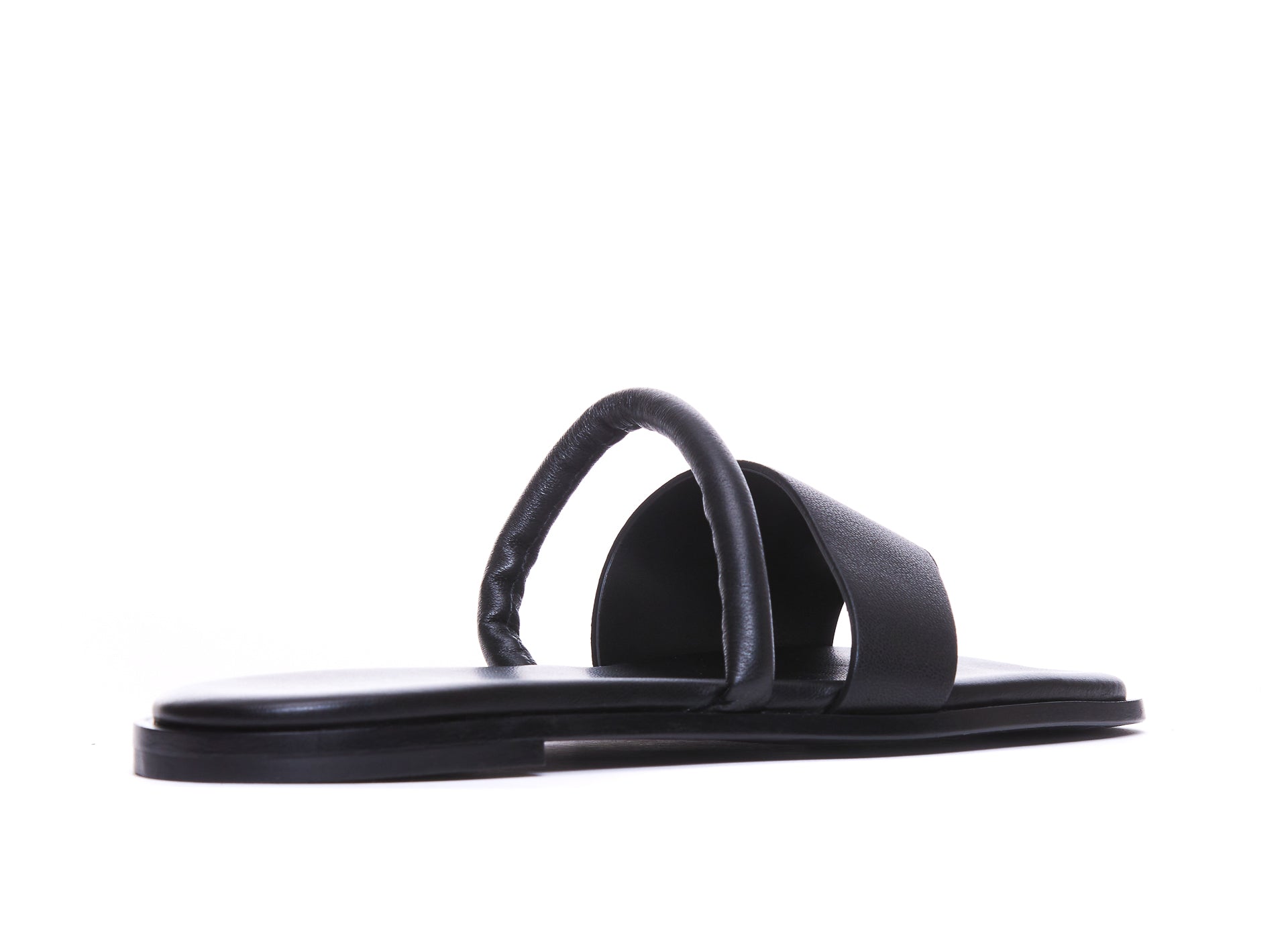 Vic Matie Sandals Black Leather/ Rubber Sole