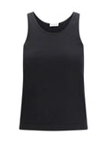 Brunello Cucinelli Sparkling Knit Tank Top — Black