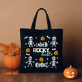 Personalizada Momia Bailarina Calabaza Bolsa de Lona con Nombre y Apellido Reutilizable Accesorios Regalo de Halloween para Niños Familia Amigos