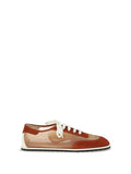 Dear Frances Mesh & Suede Sneakers — Rose
