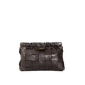 Woven Leather Clutch Bag