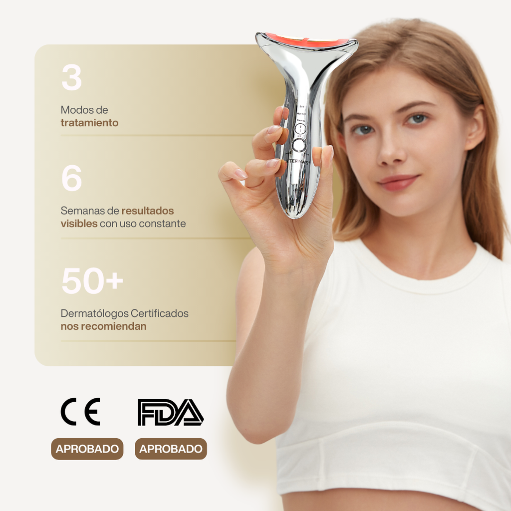 RF Lifting Oro 24K Facial y Cuello