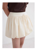 Alice low waist anti-exposure flower bud short skirt for women