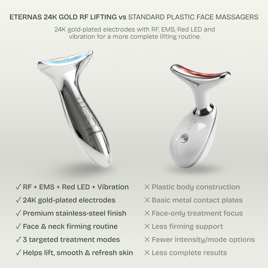 RF Lifting Oro 24K Facial y Cuello