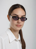 Hickmann Gafas de sol de acetato con tinte morado HI9301 — Negro