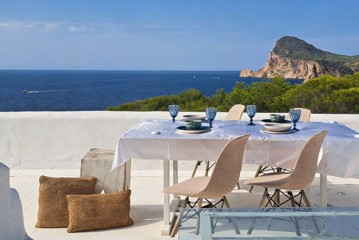 Mediterranean Seafront Ibiza Villa with Amazing Sunset Views in San Antonio