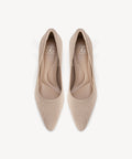 SerenTouch Pointed Toe Heeled Pump