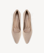 SerenTouch Pointed Toe Heeled Pump