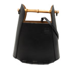Calfskin Bamboo Bucket Bag