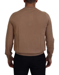 Men's Cashmere Crewneck Sweater Beige