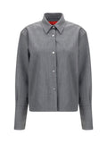 The Latest Wool-Blend Long-Sleeve Shirt — Gray