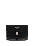 Prada Re-Nylon Card Case — Black
