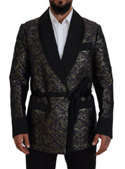 Men's Gold Purple Baroque Jacket Blazer Robe Clothing