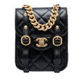 Mini Aged Calfskin City School Flap