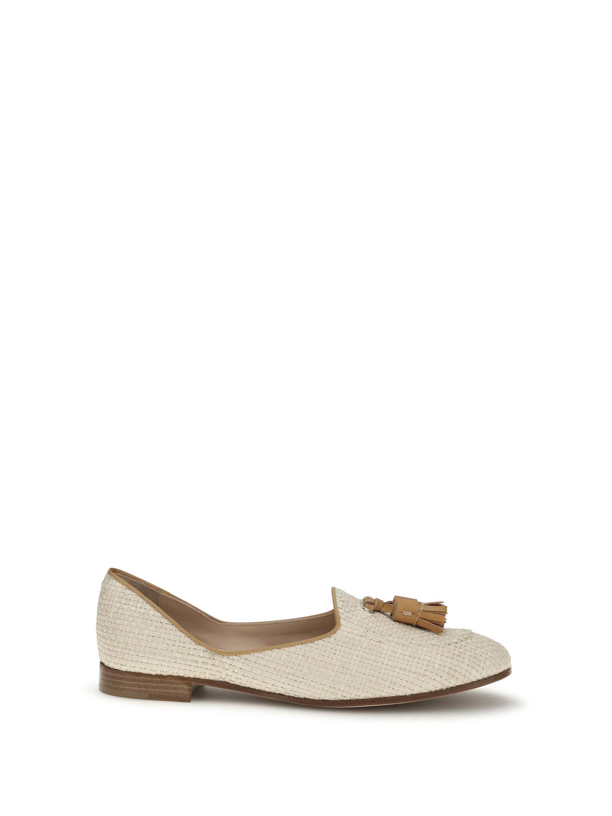 Fratelli Rossetti Raffia Loafer — Beige