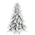 6ft Artificial Christmas Tree with Metal Stand, Wide Shape, Easy Assembly