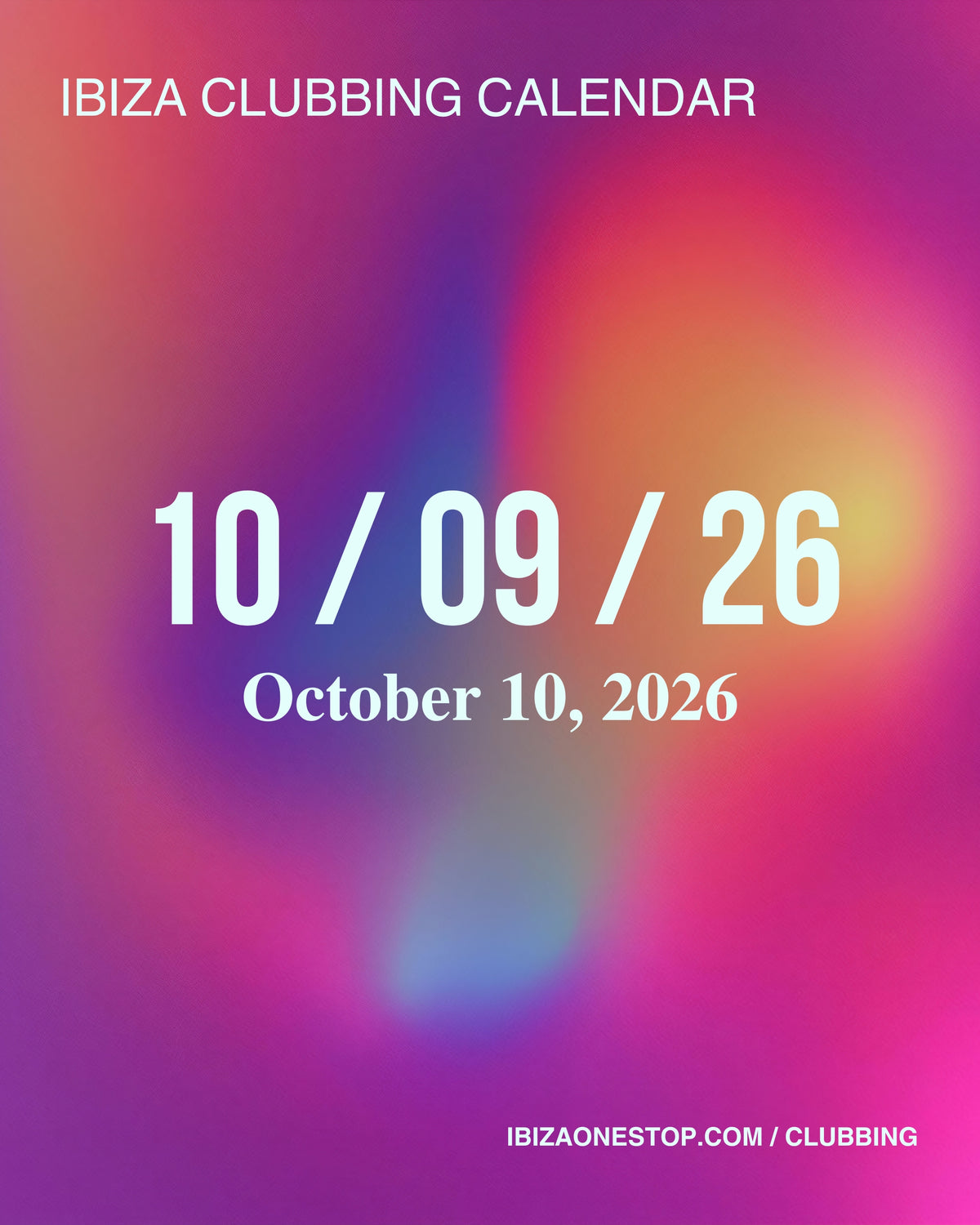 October 10, 2026 Ibiza Parties at Ushuaïa, [UNVRS], Amnesia, Pacha, O Beach, Chinois & More: ANTS, Closing Parties, Roger Sanchez & More