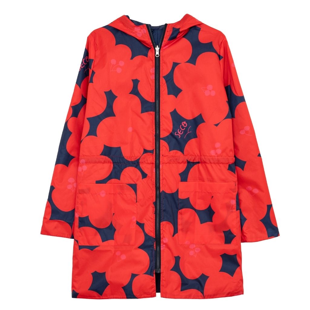 Reversible Print Jacket | Red