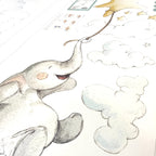 Vinilo Decorativo Infantil ELEFANTITO FELIZ - SUEÑOS DE CIGUEÑA