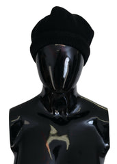 Women's Virgin Wool Beanie Black