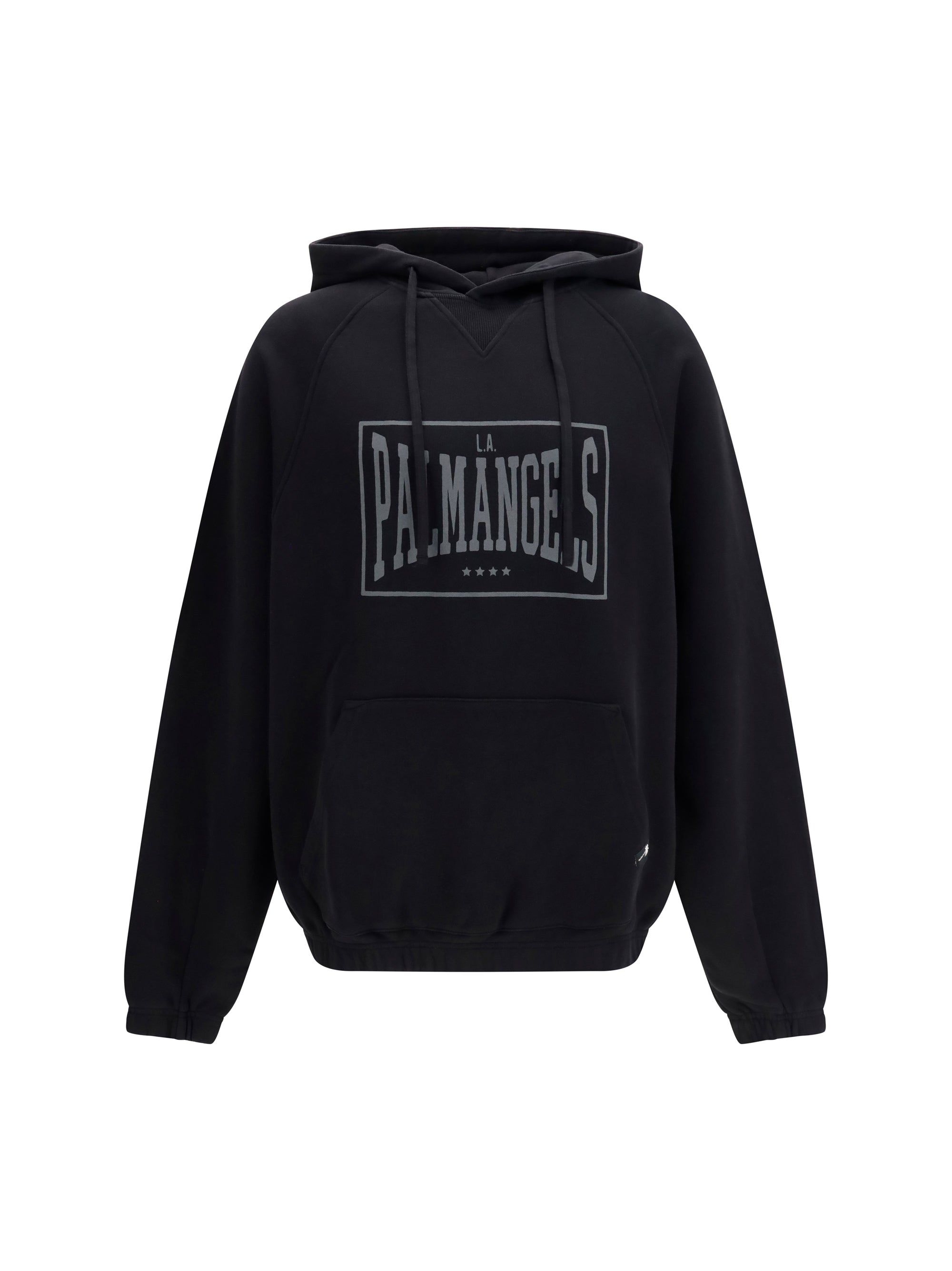 Palm Angels Vintage Box Logo Hoodie — Black