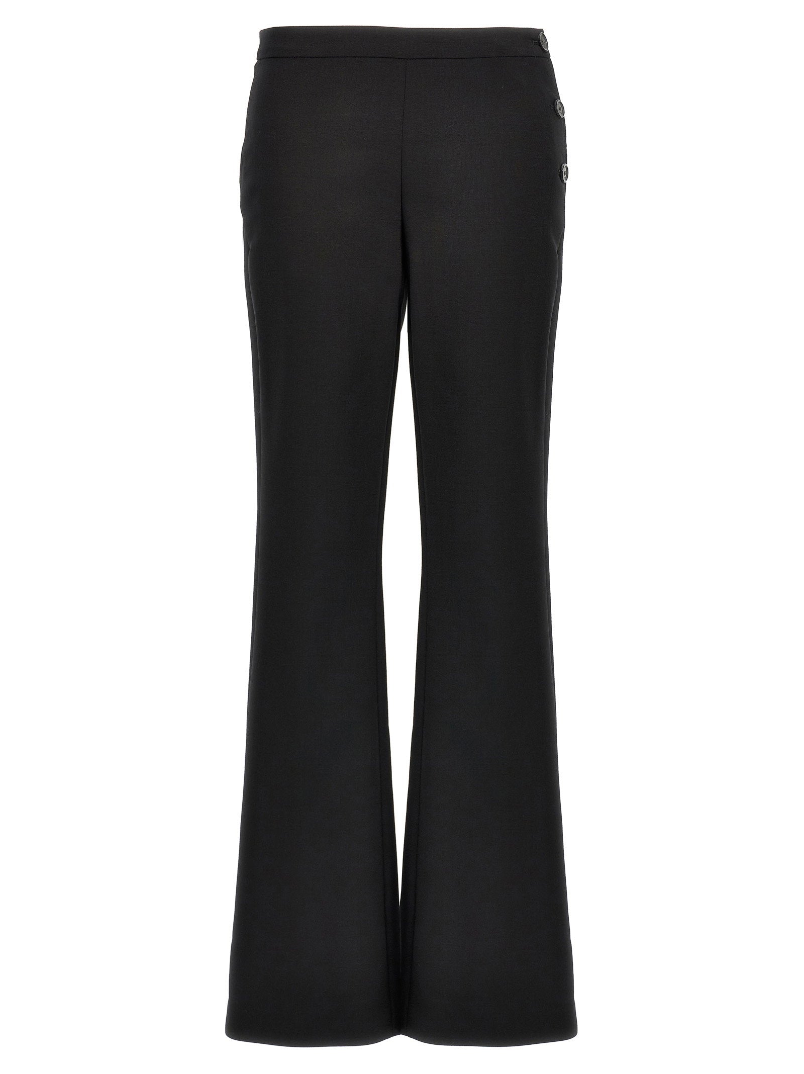 Courreges Oblique Trousers — Black
