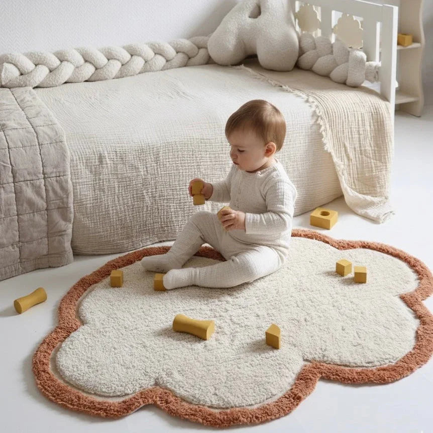 Alfombra infantil Little Nimbus Nube Toffee