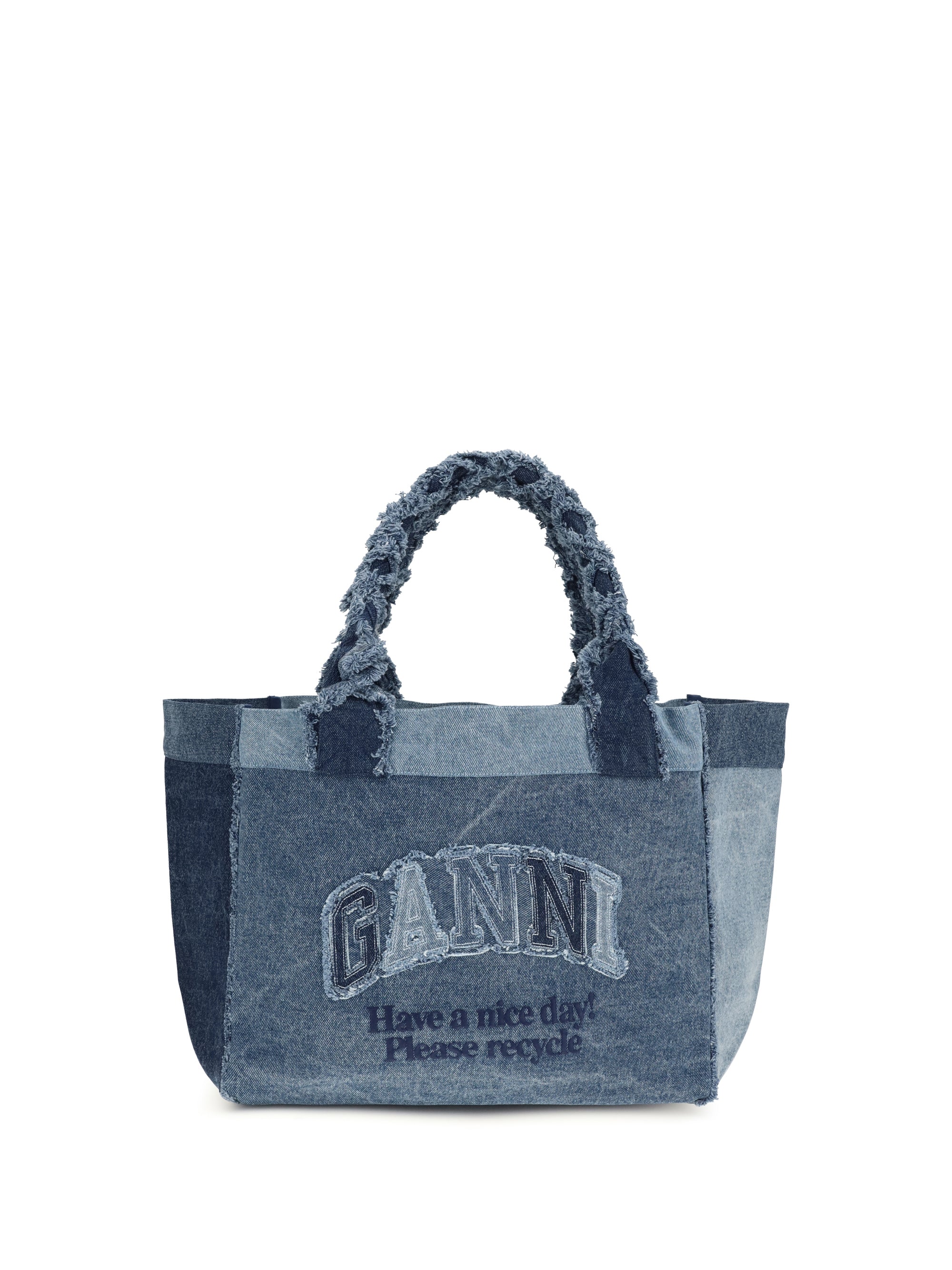 Ganni Shoulder Bag — Blue